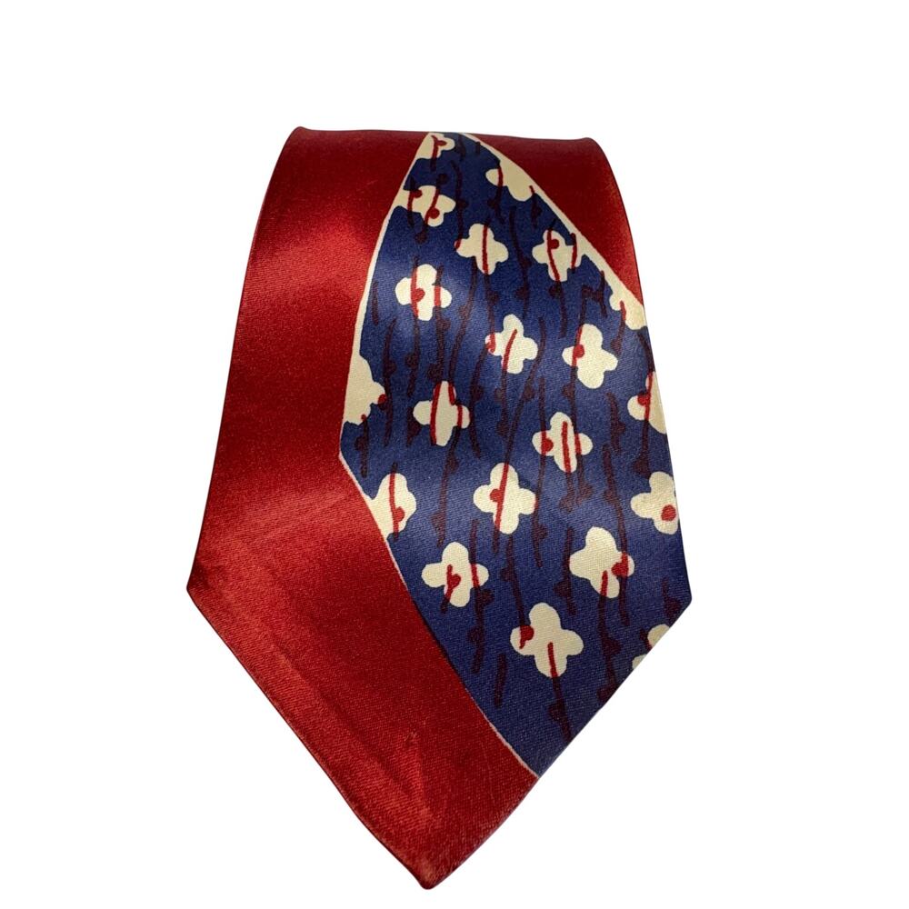 CROSLEY Cravats Vintage Floral Abstract Tie for Men
